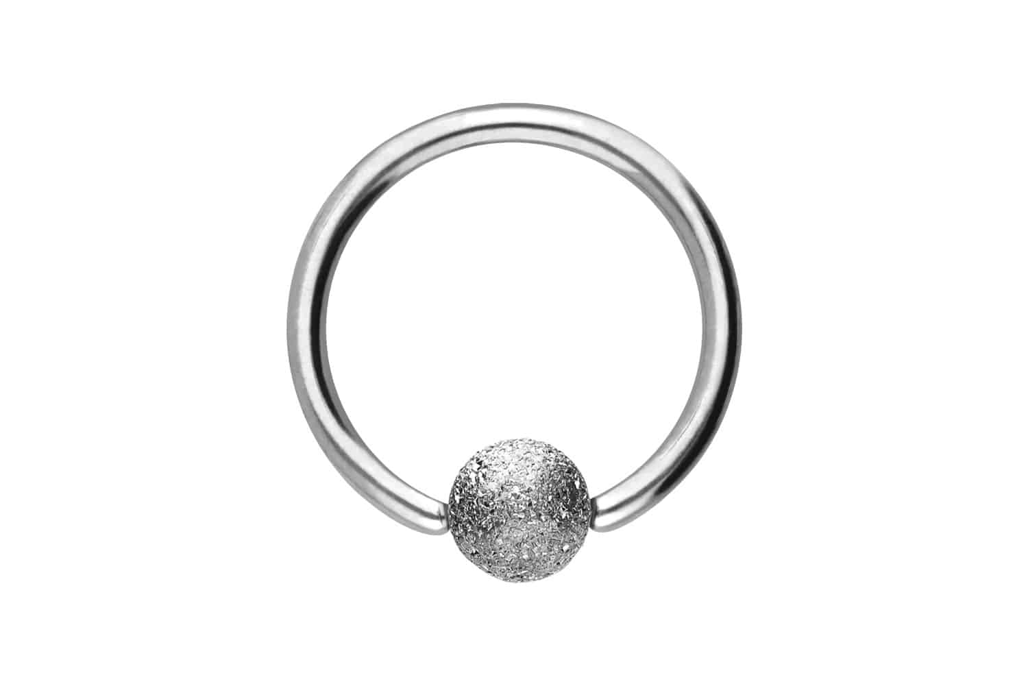 Chirurgenstahl Klemmkugelring Piercing DIAMANTOPTIK